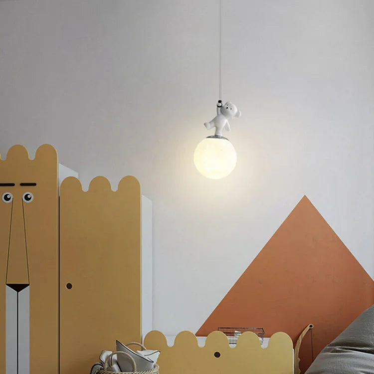 Nordic Bear Glow – Verspielte LED-Hängeleuchte für Kinderzimmer & Kreativräume