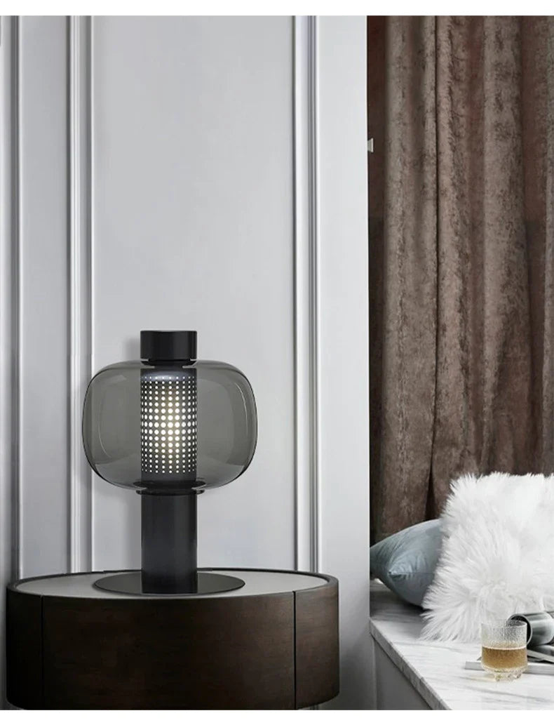 BonboriGlow Nordische Glas-Stehlampe