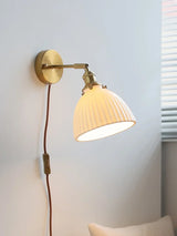 Kyotaro Wandleuchte – Japanische Keramik-Wandlampe mit LED-Kompatibilität