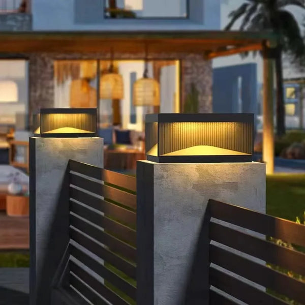 LuxoBox LED Garten-Pfeilerleuchte