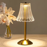 Classic Gold Kristall Tischlampe