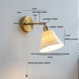 Kyotaro Wandleuchte – Japanische Keramik-Wandlampe mit LED-Kompatibilität
