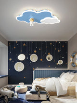 CosmoGlow LED Astronauten Wolken-Deckenleuchte