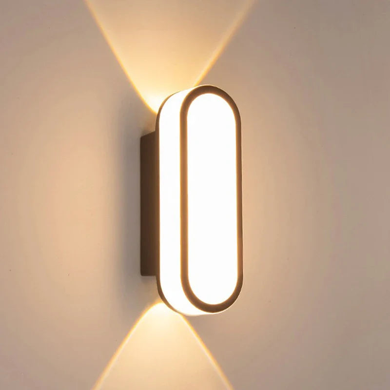 NordiLux LED Wandleuchte – Wasserdichte Moderne Außen-/Innenlampe für Garten, Flur & Schlafzimmer (7W / 10W)