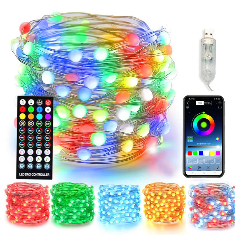 LUMISHOW RGB Smart LED Lichterkette – 10M/20M
