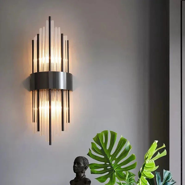 AuriLux Nordic Kristall-Wandleuchte