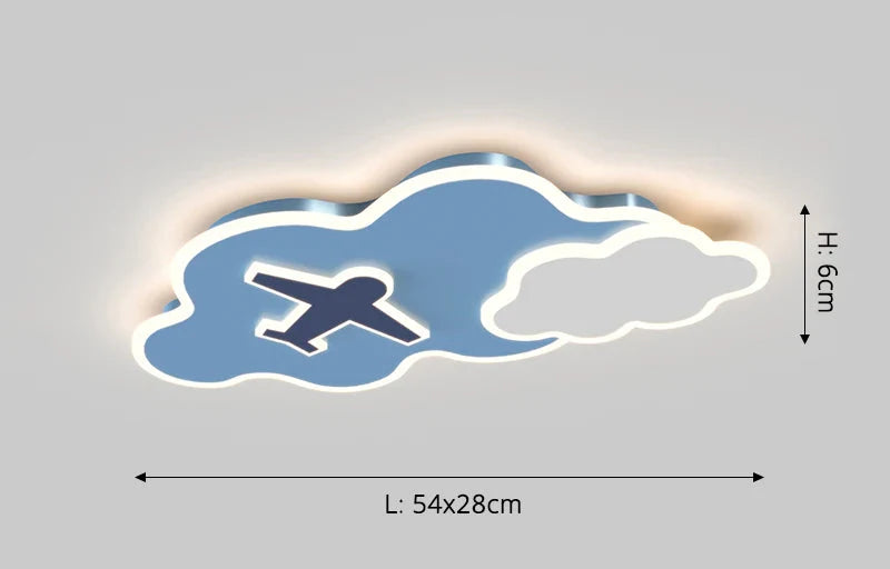 CosmoGlow LED Astronauten Wolken-Deckenleuchte