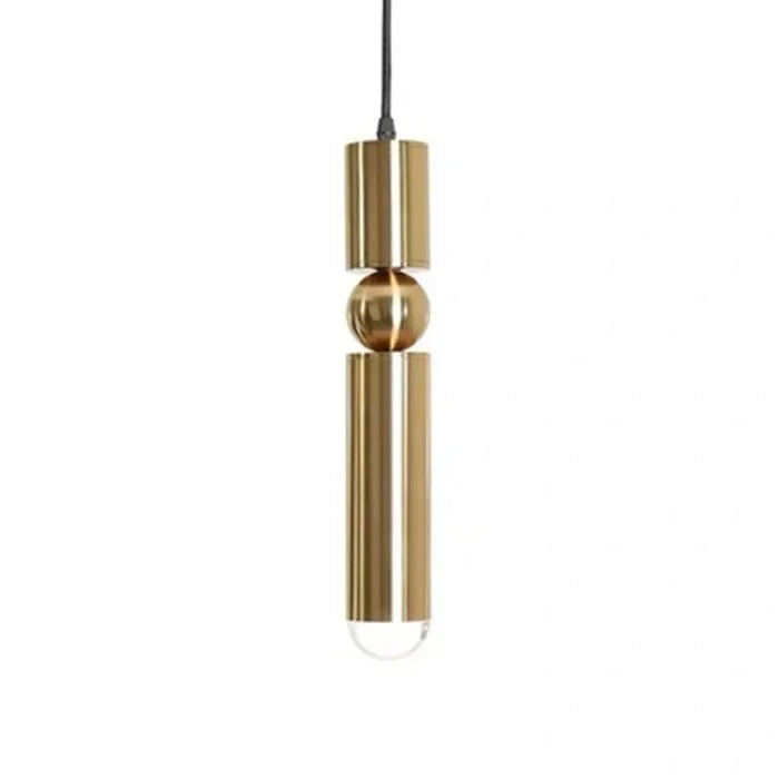 Luxe Aurea Goldene Pendelleuchte – Minimalistische LED-Deckenlampe