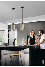 LumiLoft Glas Pendelleuchte