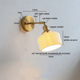 Kyotaro Wandleuchte – Japanische Keramik-Wandlampe mit LED-Kompatibilität