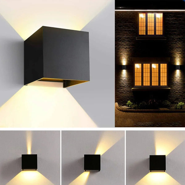 LUMICUBE LED Wandleuchten Set (4 Stück)