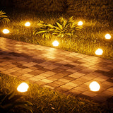 LUXGLOW Solar-Kiesel Außenleuchte