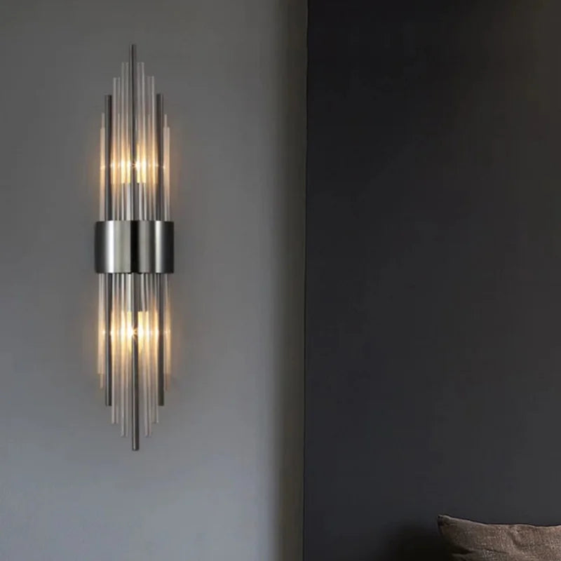 AuriLux Nordic Kristall-Wandleuchte