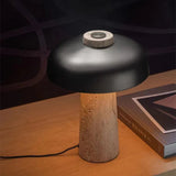 Natural Travertine Tischlampe