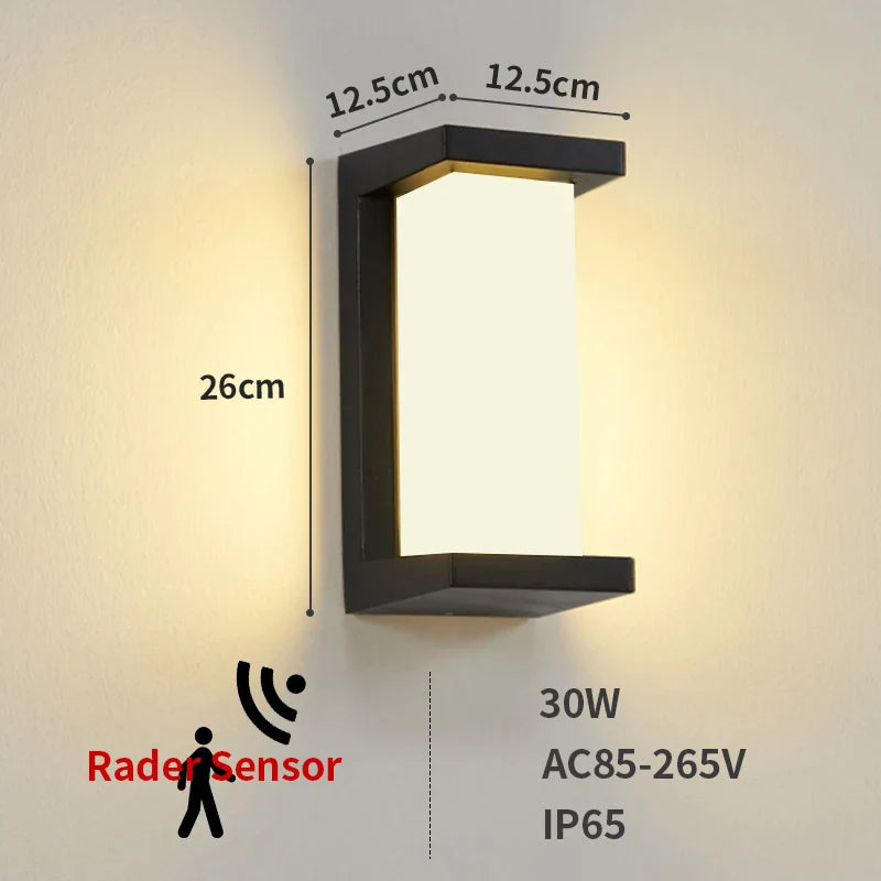 RAINFORCE IP65 LED Buitenwandlamp