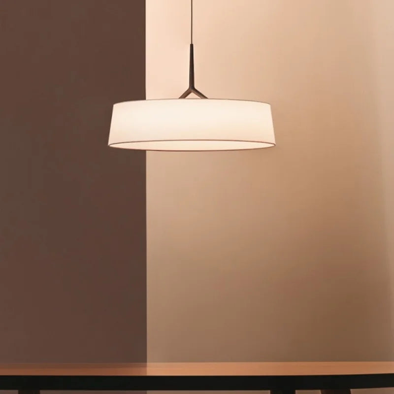 CircoLuce: Moderne Minimalistische LED Stoff-Hängeleuchte