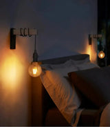 RetroLume – Vintage LED Wandlampe aus Holz & Eisen mit E27 | Industrial & Loft Stil