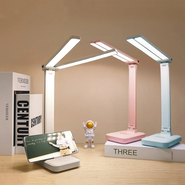 LumoFlex – Wiederaufladbare Faltbare LED-Schreibtischlampe mit Touch-Steuerung & Augenschutz