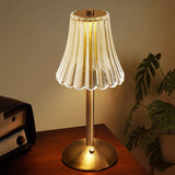 Classic Gold Kristall Tischlampe