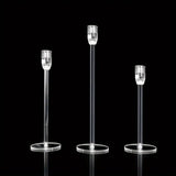 LumenAcry Acryl-Kerzenhalter Set (3-teilig)