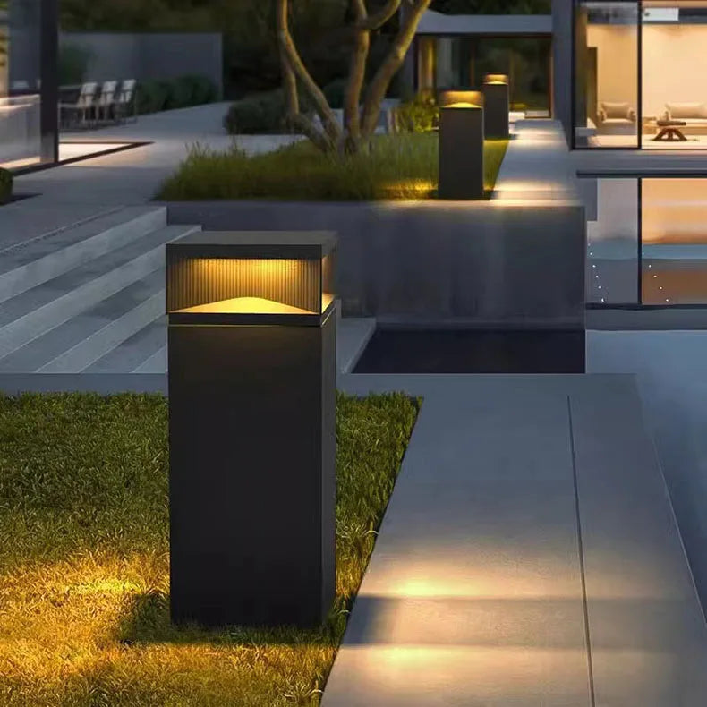 LuxoBox LED Garten-Pfeilerleuchte