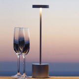 LumiÉlan – Klassische Wiederaufladbare Tischlampe mit Touch, 3 Farben & Stufenloser Dimmung