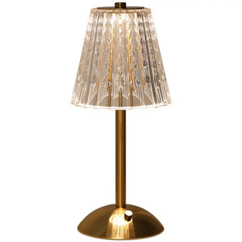 Aurora CrystalTouch – Klassische Kristall-LED-Tischlampe mit Touchbedienung