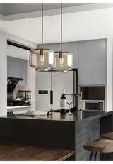 LumiLoft Glas Pendelleuchte