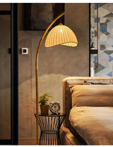 ZenGlow Wabi-Sabi LED Stehlampe – Nordisches & Japanisches Design für eine Ruhige Atmosphäre