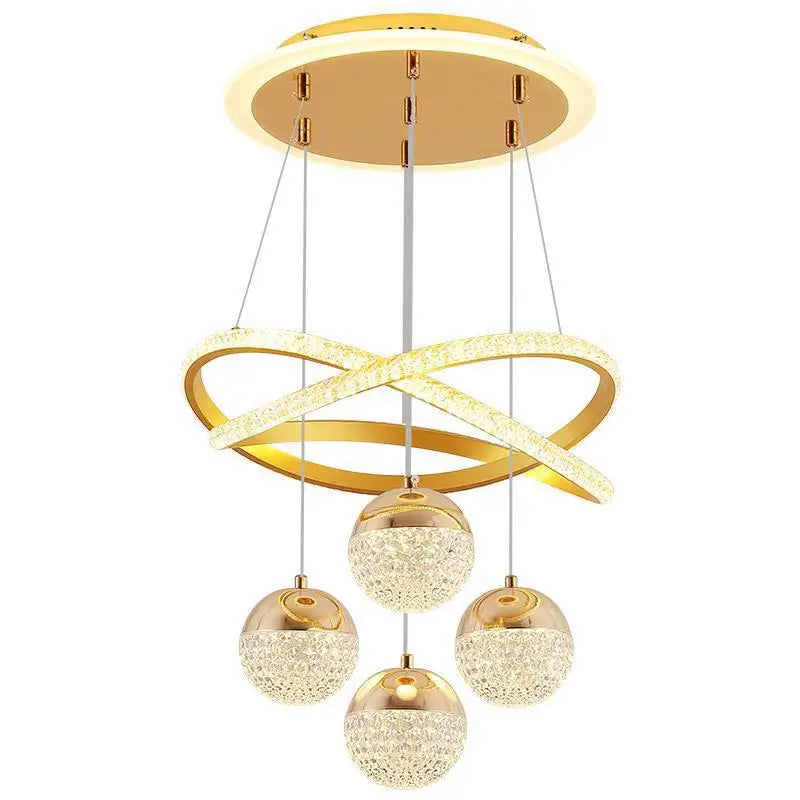 LumaCrest LED Pendelleuchte – Modernes Art Deco-Design für Esszimmer und Wohnzimmer
