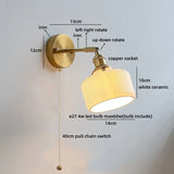 Kyotaro Wandleuchte – Japanische Keramik-Wandlampe mit LED-Kompatibilität