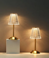 Aurora CrystalTouch – Klassische Kristall-LED-Tischlampe mit Touchbedienung