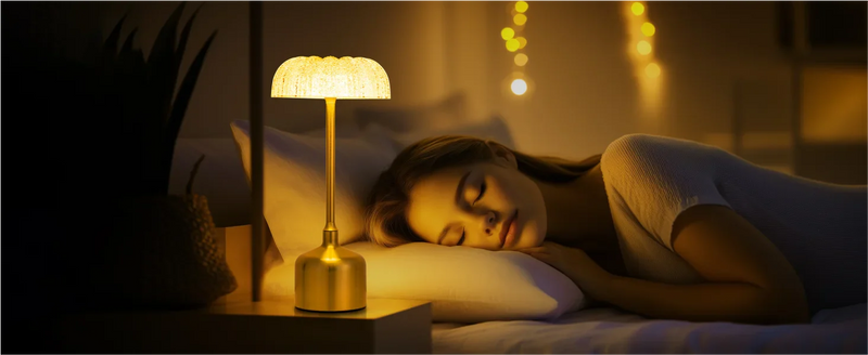 LumiVintage 3000 – Retro LED Tischlampe mit Touch-Dimmung und 3000mAh Akku