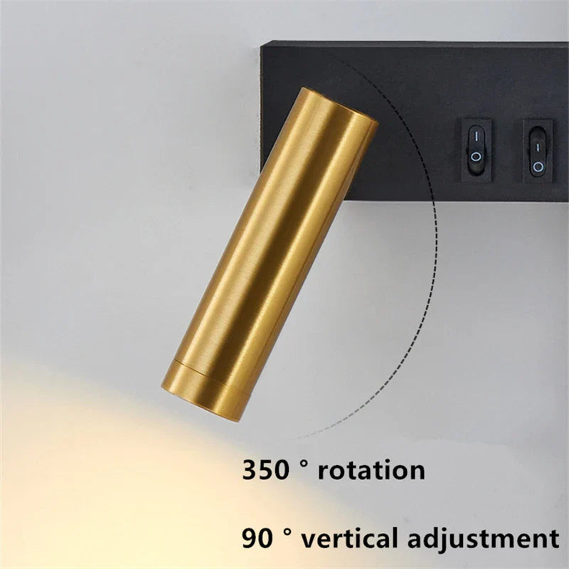 AuroraLuma Nordic Dual LED Wandleuchte