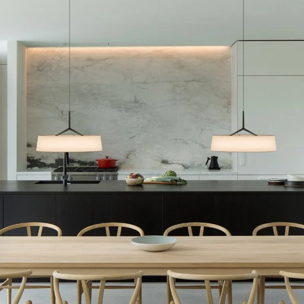CircoLuce: Moderne Minimalistische LED Stoff-Hängeleuchte