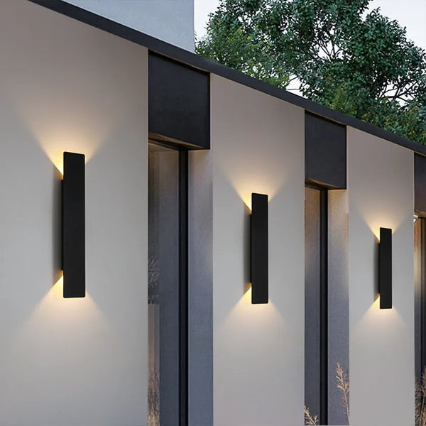 Triglow – Wasserdichte moderne LED-Wandleuchte für den Außenbereich
