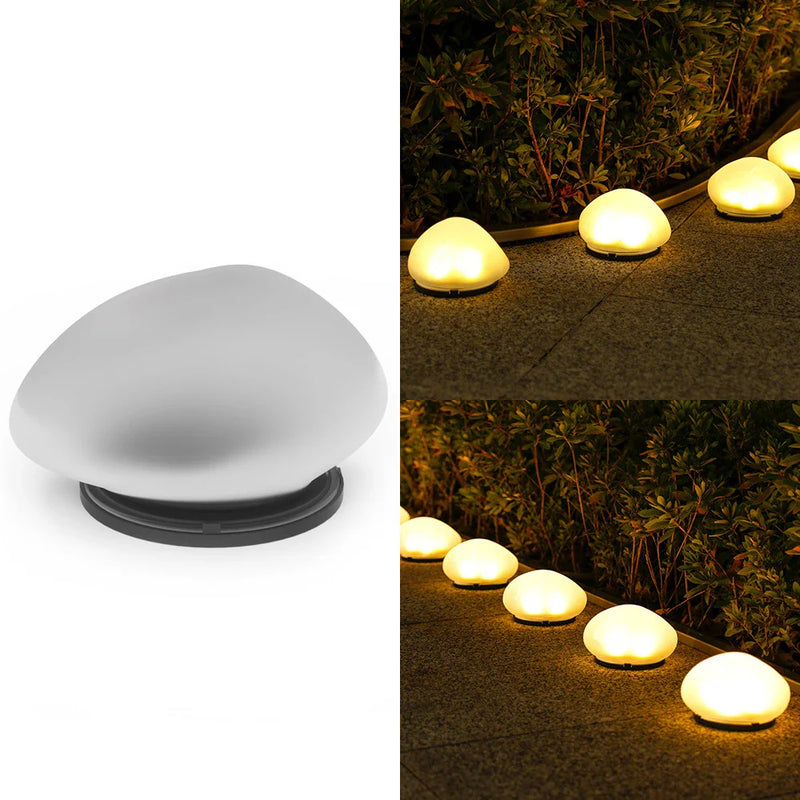 LUXGLOW Solar-Kiesel Außenleuchte