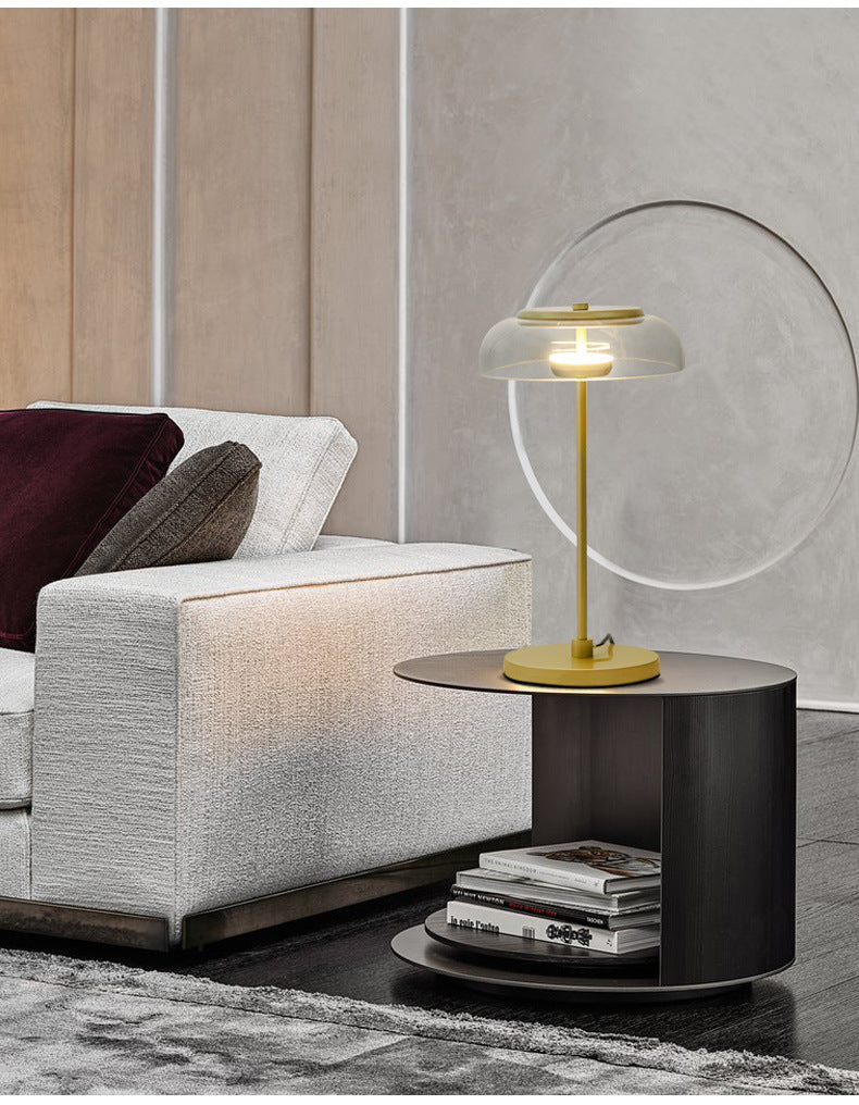 Aurélo – Designer Tischlampe aus Glas mit LED & Postmodernem Stil