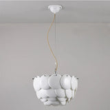 Französischer Handgefertigter Luxus-Keramikkronleuchter