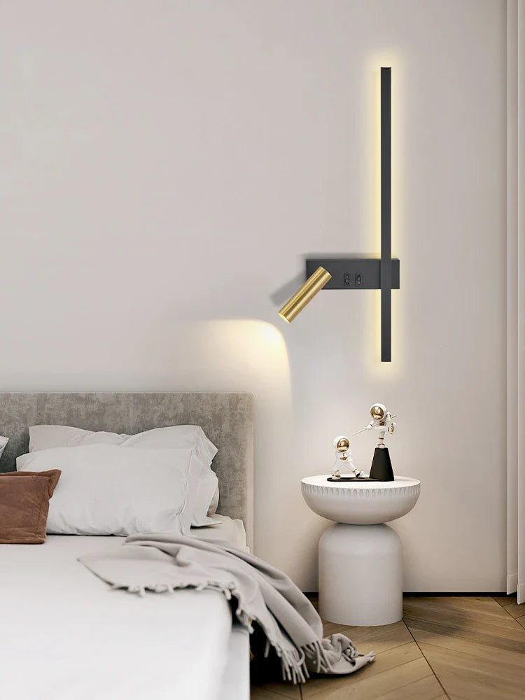 AuroraLuma Nordic Dual LED Wandleuchte