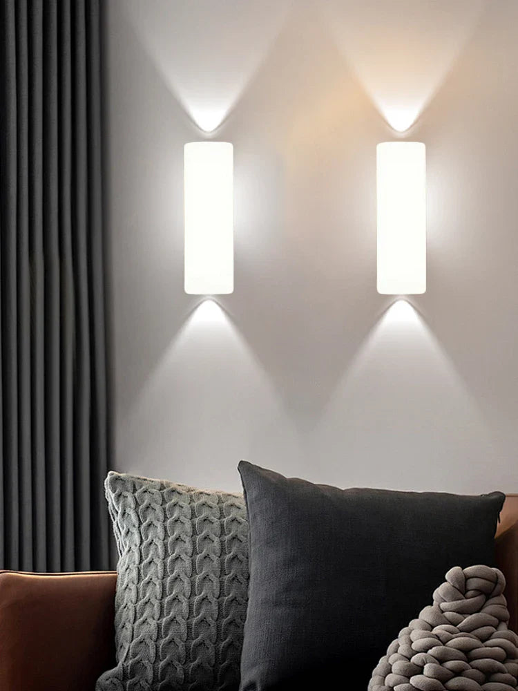NordiLux LED Wandleuchte – Wasserdichte Moderne Außen-/Innenlampe für Garten, Flur & Schlafzimmer (7W / 10W)