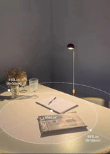 ScandiGlow Rote Skandinavische Stehlampe