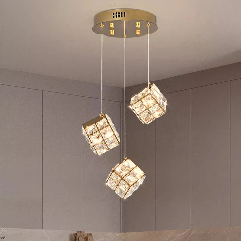 LuxeLicht Kristallen Trap Hanglamp