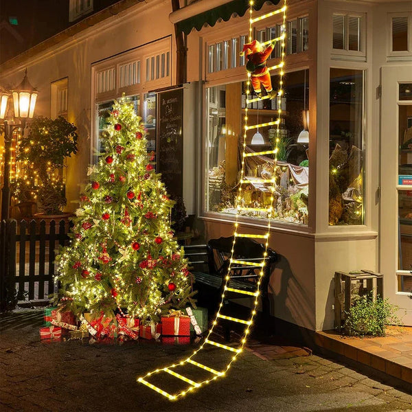 WeihnachtsLicht Santa Claus Kletterleiter LED Lichterkette – 1M / 3M USB