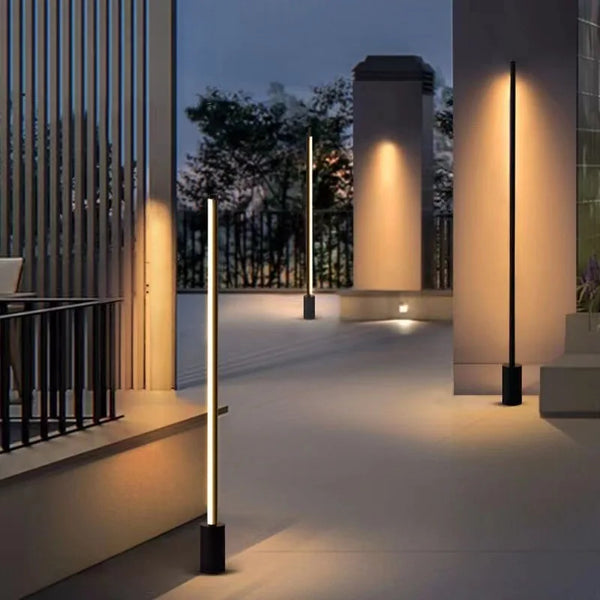 LumiStelo – Moderne LED Garten-Sockellampe