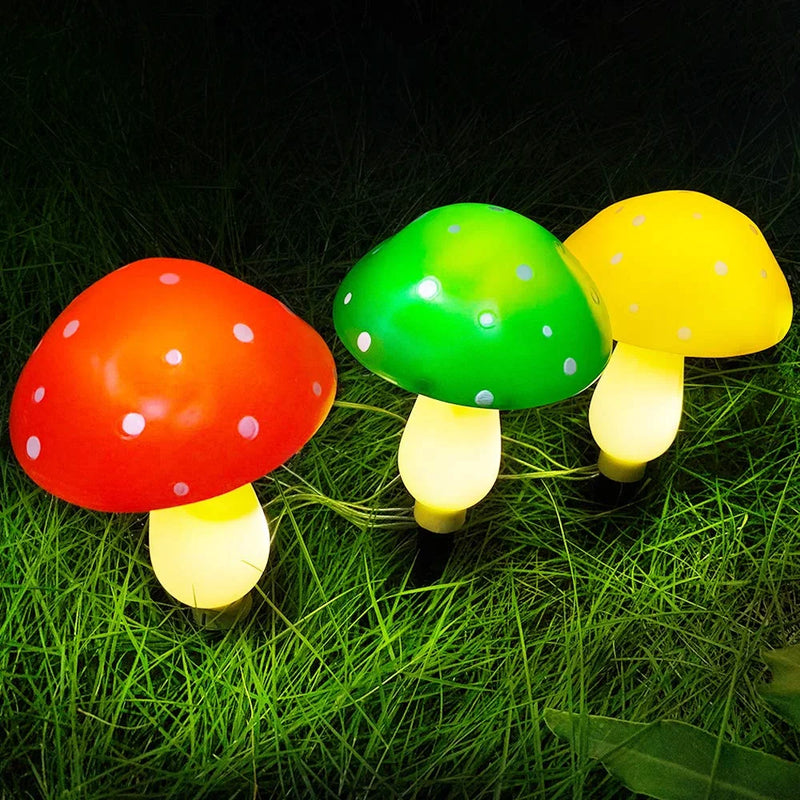 LUMIGLOW Solar-Pilz-Lichterkette