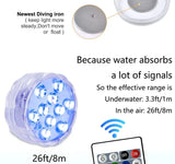 LUMISNAP 10-LED RGB Unterwasser-Magnetleuchten