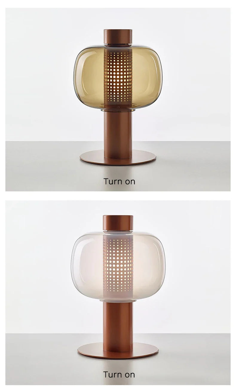 BonboriGlow Nordische Glas-Stehlampe