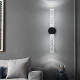 LumiGlas – Luxuriöse LED-Wandleuchte mit Kristall-Bubble-Stab