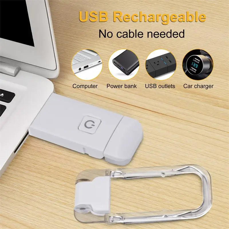 LumiFlex - Tragbare dimmbare LED-Leselampe mit USB-Akku